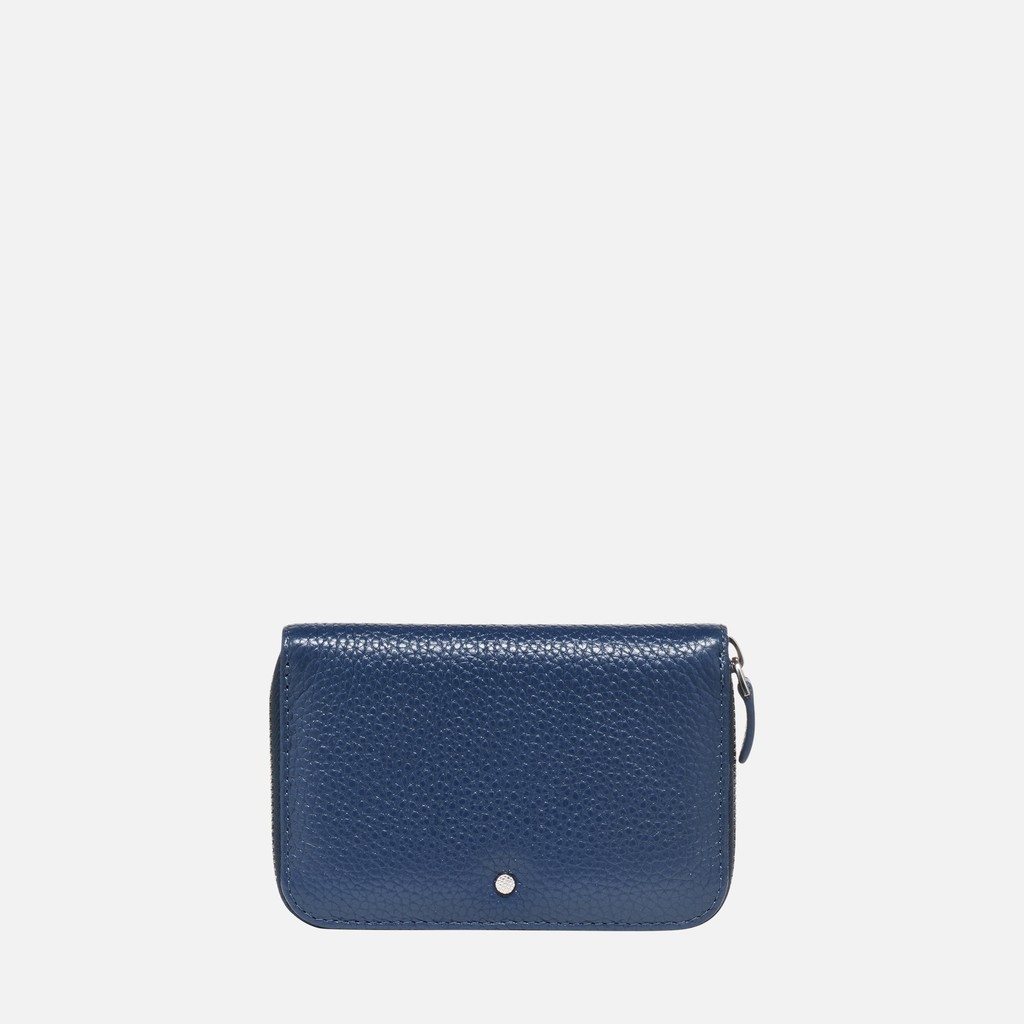 Portefeuille zipp&eacute; WALLET FEMME Bleu aviateur - image number 0 | GEOX