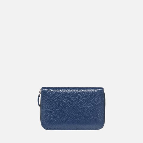 Portefeuille zipp&eacute; WALLET FEMME Bleu aviateur - image number 2 | GEOX