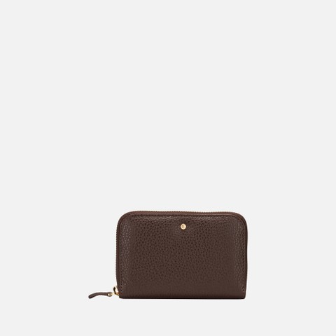 Wallet with zip WALLET WOMAN Chocolate | GEOX