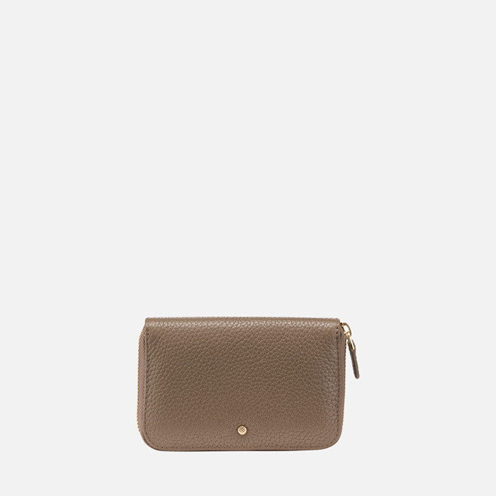 Portafoglio WALLET DONNA Taupe | GEOX