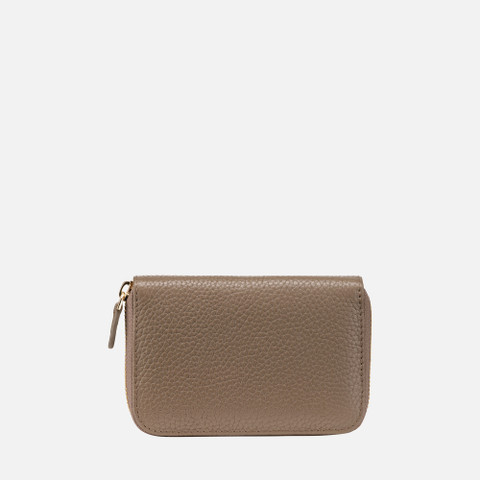 Wallet with zip WALLET WOMAN Taupe - image number 2 | GEOX