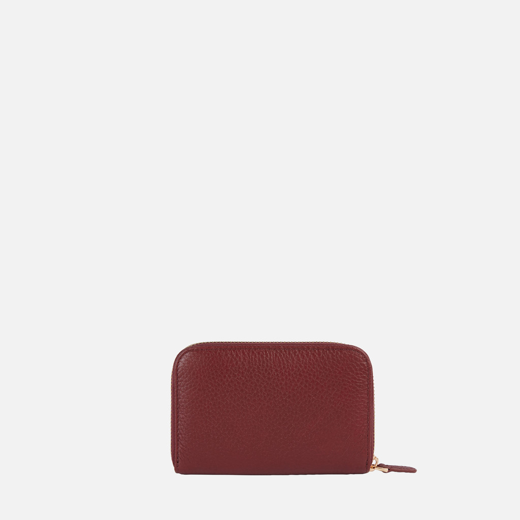 Wallet with zip WALLET WOMAN Bordeaux - image number 2 | GEOX