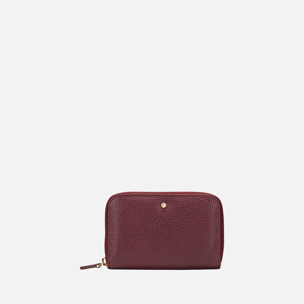Wallet with zip WALLET WOMAN Bordeaux - image number 0 | GEOX