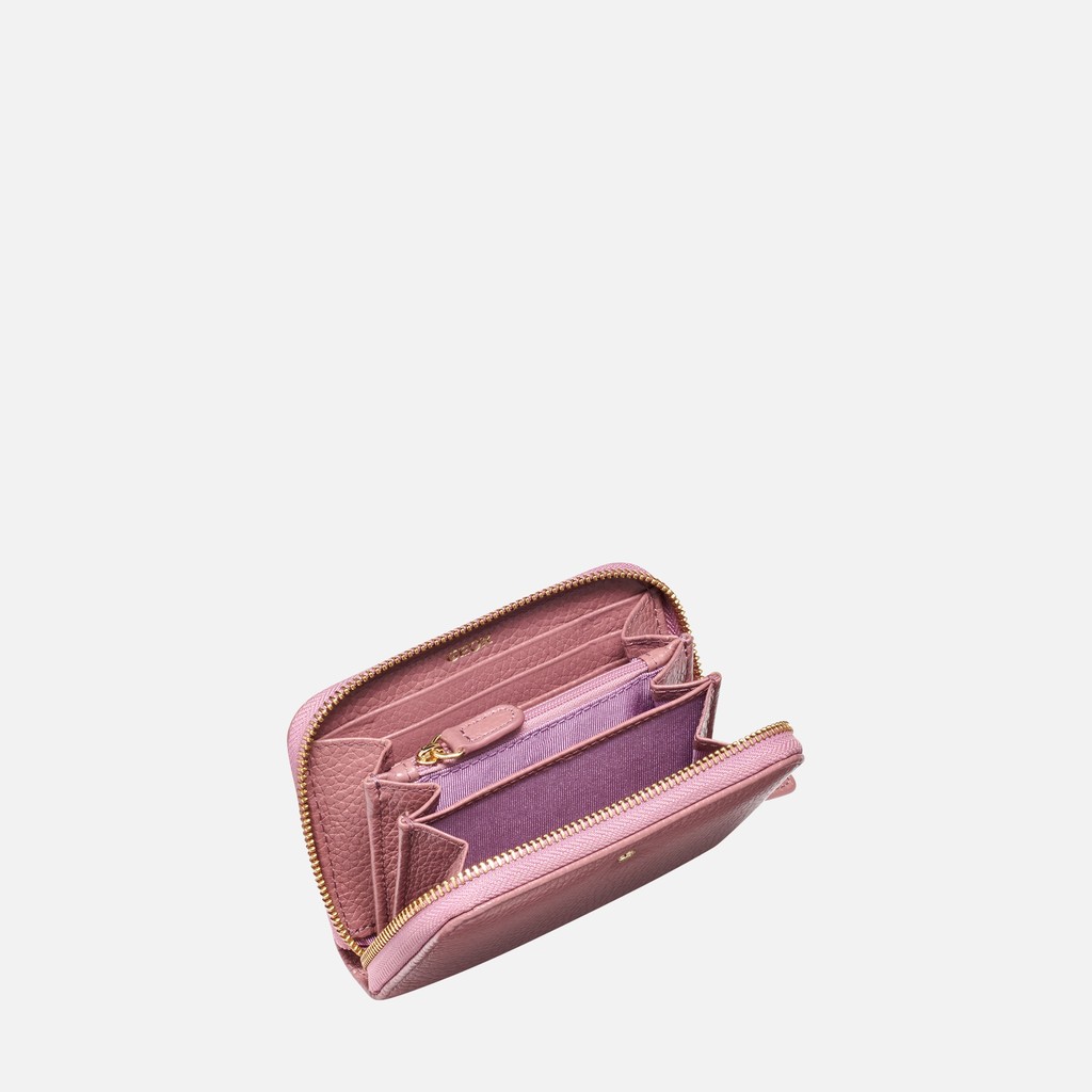 Wallet with zip WALLET WOMAN Old Rose - image number 3 | GEOX