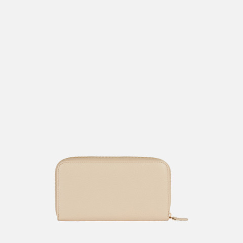 Wallet with zip WALLET WOMAN Off White - image number 2 | GEOX