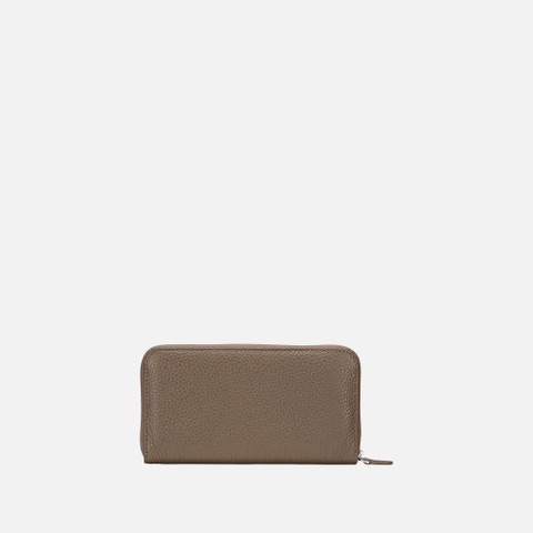 Cartera con cremallera WALLET MUJER Gris pardo - image number 2 | GEOX
