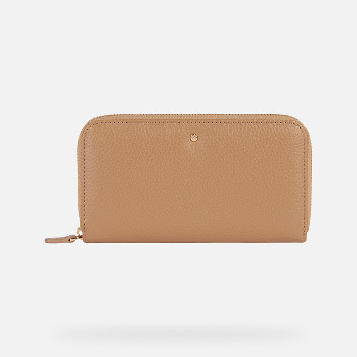 PURSES AND WALLETS WOMAN WALLET WOMAN - LIGHT BROWN