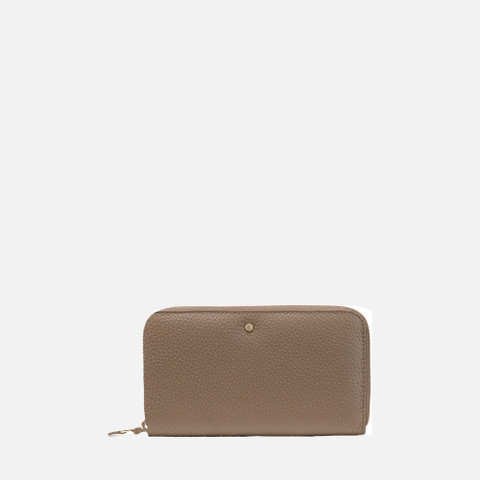 Wallet with zip WALLET WOMAN Taupe | GEOX