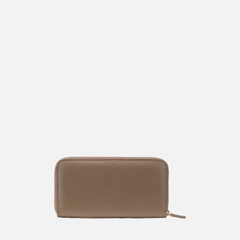 Wallet with zip WALLET WOMAN Taupe - image number 2 | GEOX