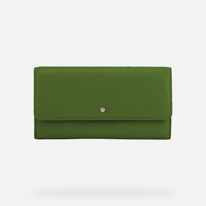 PURSES AND WALLETS WOMAN WALLET WOMAN - LIGHT OLIVE GREEN