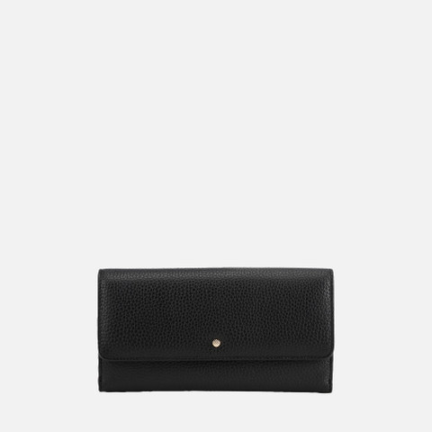 Leather wallet WALLET WOMAN Black - image number 0 | GEOX