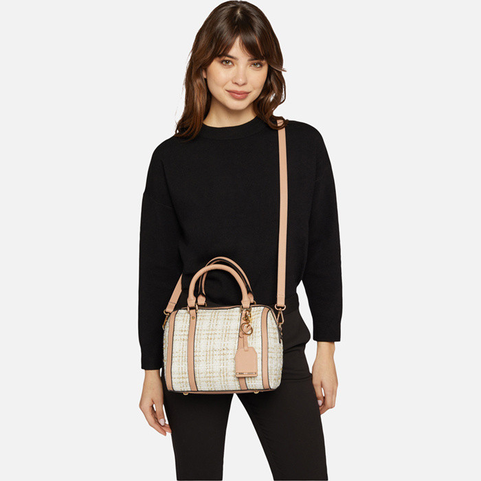 Handbag ZENE S WOMAN Off white/Pink | GEOX
