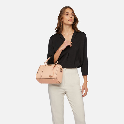 Geox® ZENE S: Women's Rose Handbag With Crossbody Strap | Geox ®