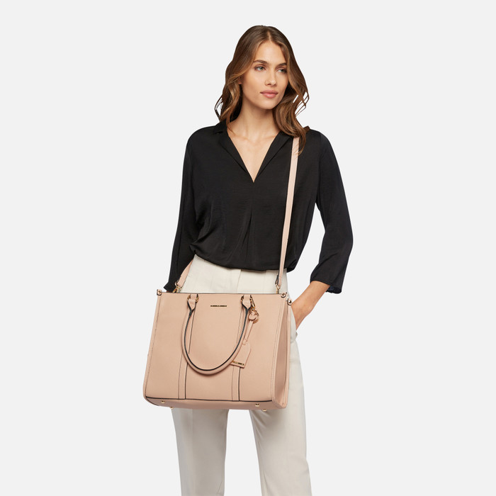 Geox® AMERIS M: Women's Rose Shoulder Bag With Crossbody Strap | Geox