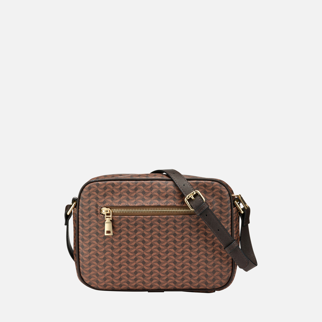 cross-body bag CELESTYE WOMAN Dark Brown - image number 2 | GEOX