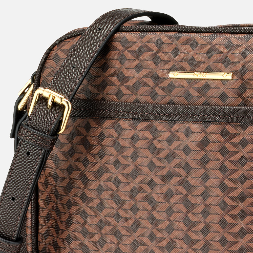 cross-body bag CELESTYE WOMAN Dark Brown - image number 4 | GEOX