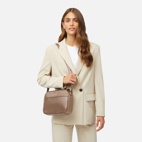 cross-body bag CELESTYE WOMAN Light Bronze - image number 5 | GEOX