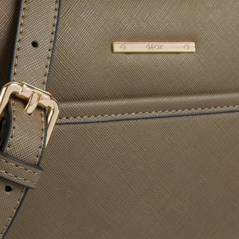 shoulder bag CELESTYE WOMAN Dark Taupe - image number 4 | GEOX