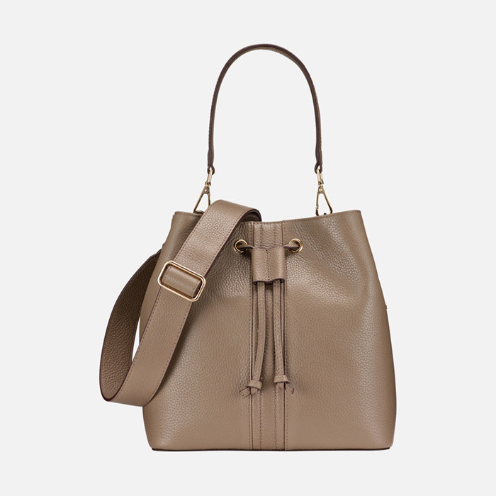 Sac d'épaule ANDRENNE FEMME Taupe | GEOX