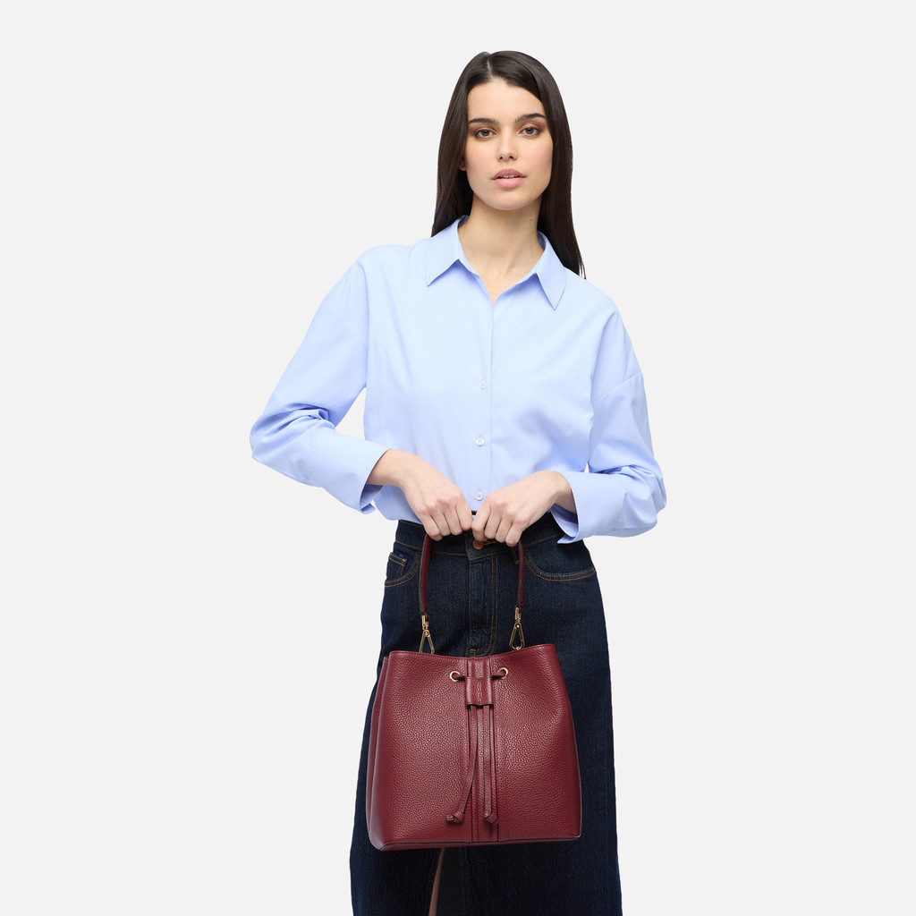 Bucket bag ANDRENNE WOMAN Bordeaux - image number 6 | GEOX