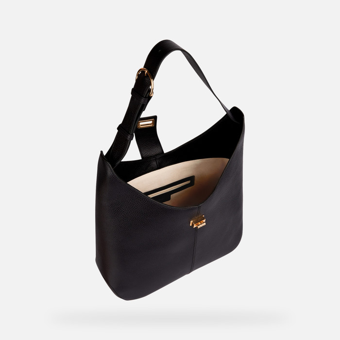 Geox® BERENYC: Women's Black Shoulder Bag | Geox ® SS23