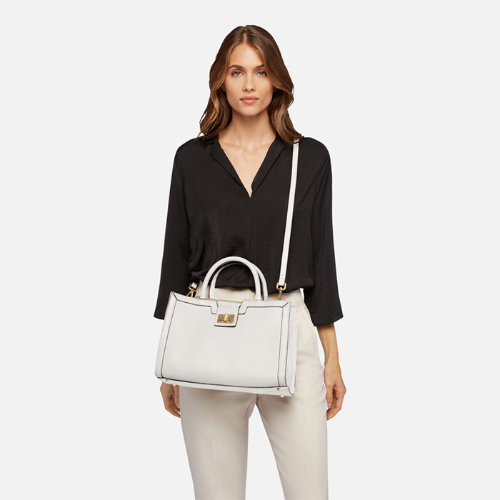Handbag LEONORY WOMAN White | GEOX