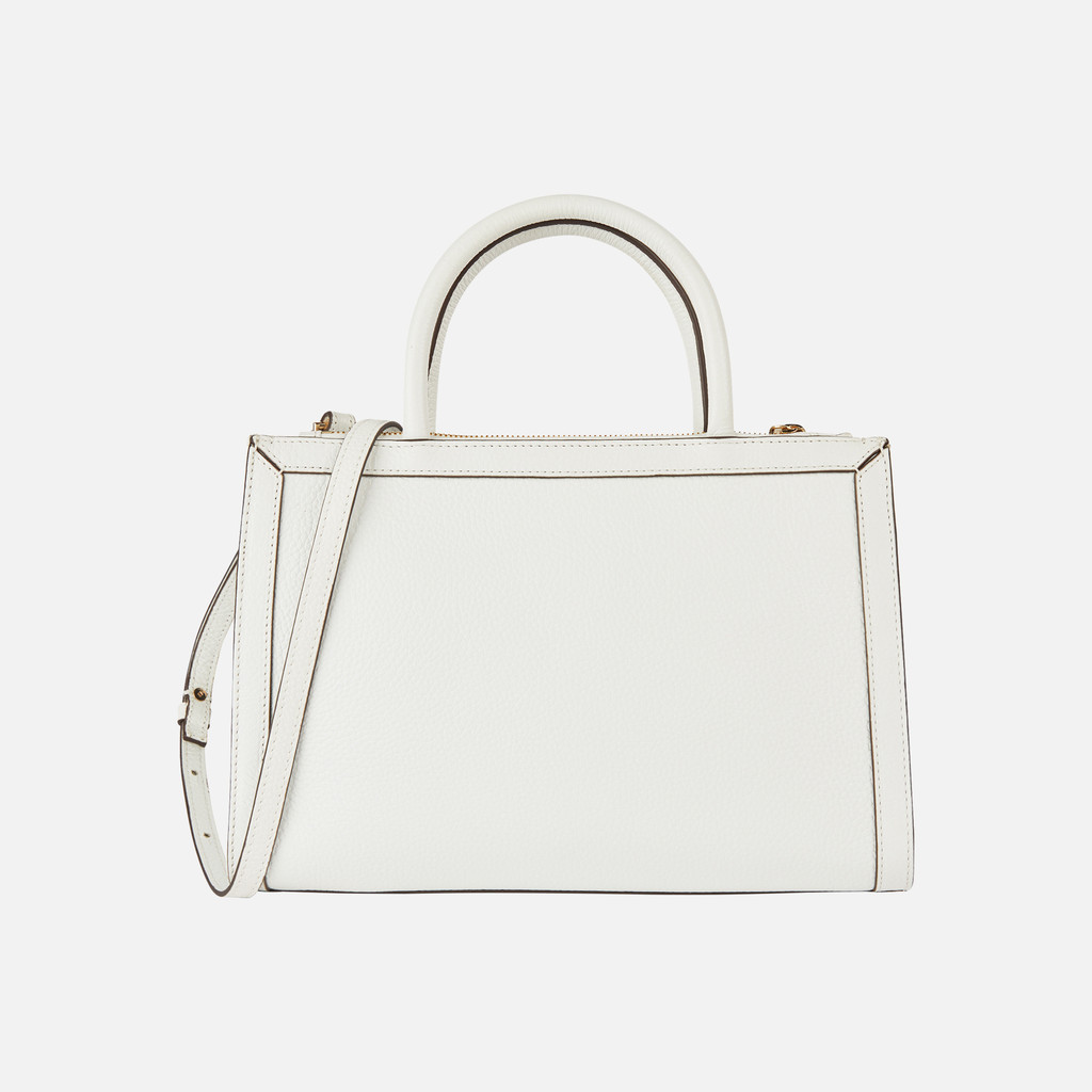Geox® LEONORY: Women's white Handbag | Geox® CASHMERE
