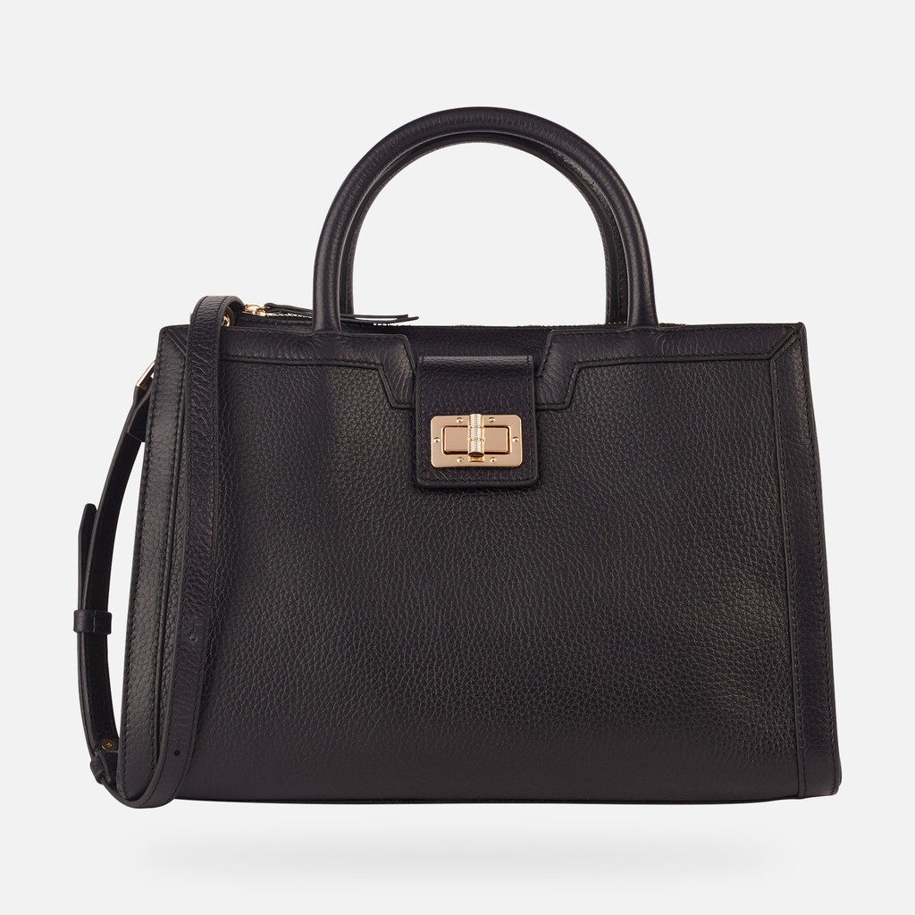 Geox® LEONORY: Women's Black Handbag | Geox ® SS23