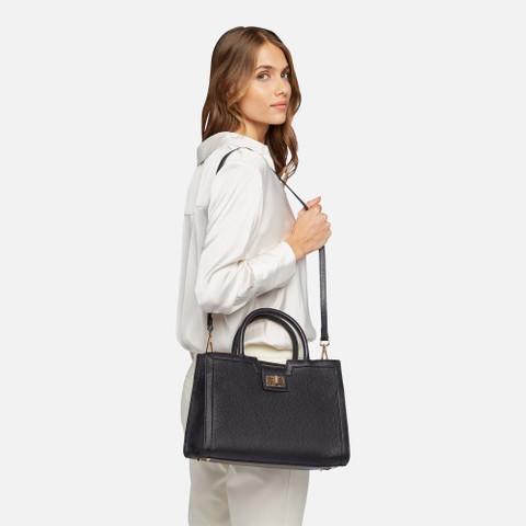 handbag LEONORY WOMAN Black - image number 6 | GEOX