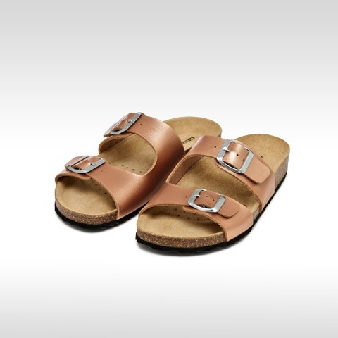 Slides shoes BRIONIA WOMAN Peach - image number 1 | GEOX