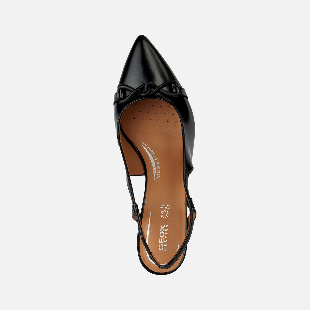 Geox® BIGLIANA: Women's Black Medium Heel Pumps | Geox ® Online Store