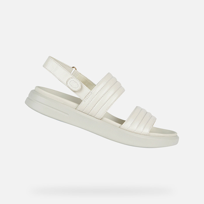 Flat sandals XAND 2S WOMAN Off White | GEOX