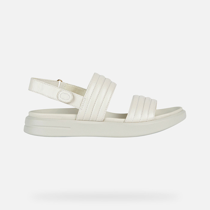 Flat sandals XAND 2S WOMAN Off White | GEOX