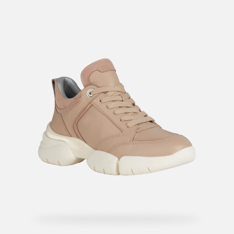 Low Top Sneakers ADACTER W WOMAN Nude - image number 2 | GEOX