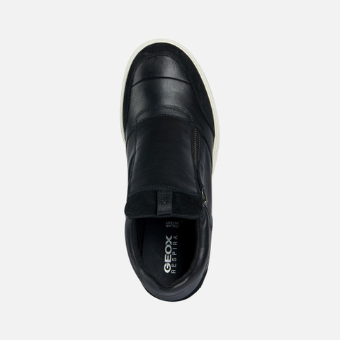 Geox® MAURICA: Women's Black Wedge Sneakers | Geox ® Online Store