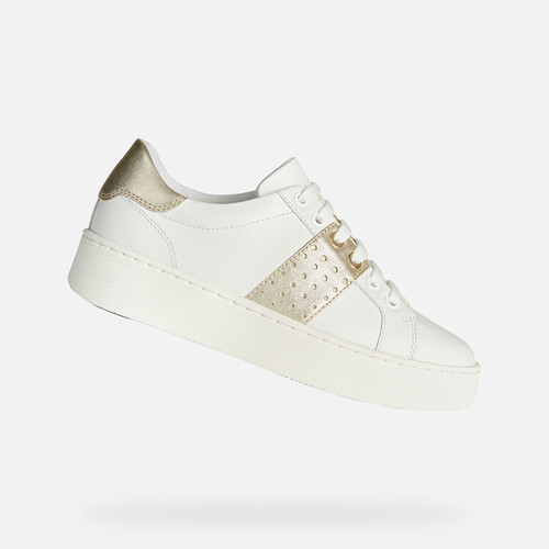 SNEAKERS FEMME SKYELY FEMME - BLANC/OR