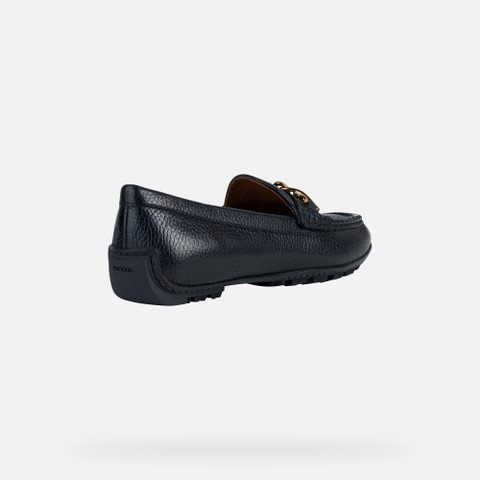 leather loafers KOSMOPOLIS + GRIP WOMAN Black - image number 4 | GEOX