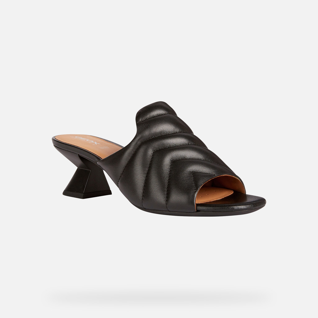 Geox® SANDAL ONICE Women's Black MediumHeeled Sandals Geox ® Online