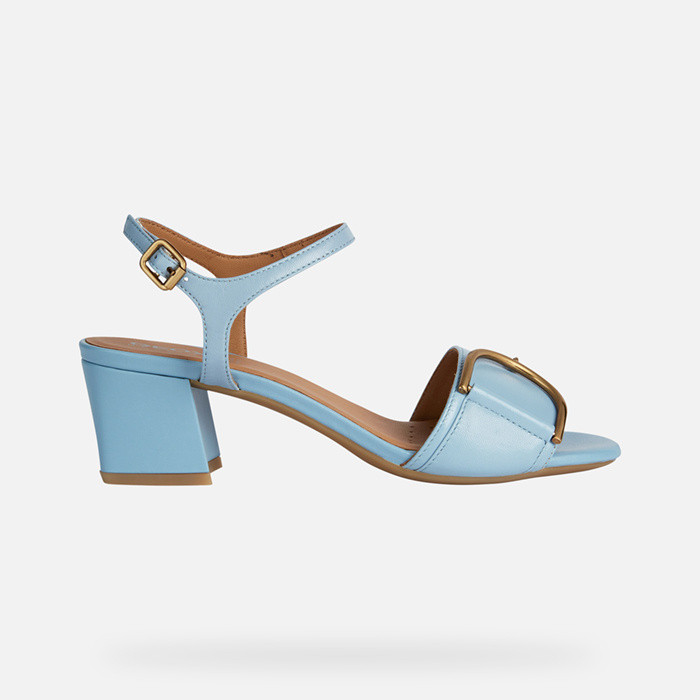 Sandales à talons moyens NEW ERAKLIA 50 FEMME Bleu ciel | GEOX