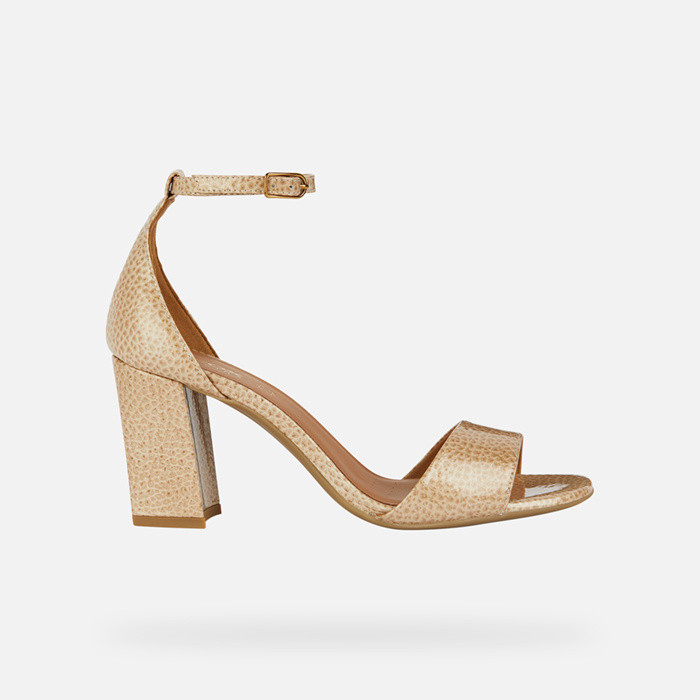 High-heeled sandals NEW ERAKLIA 80 WOMAN Dark Skin | GEOX