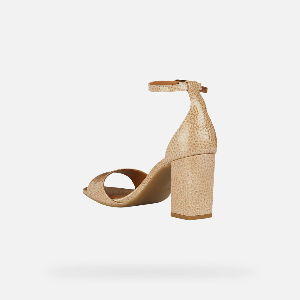 high-heeled sandals NEW ERAKLIA 80 WOMAN Peach - image number 3 | GEOX