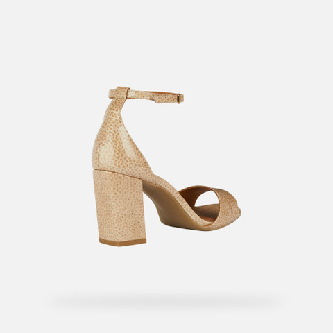 high-heeled sandals NEW ERAKLIA 80 WOMAN Peach - image number 4 | GEOX