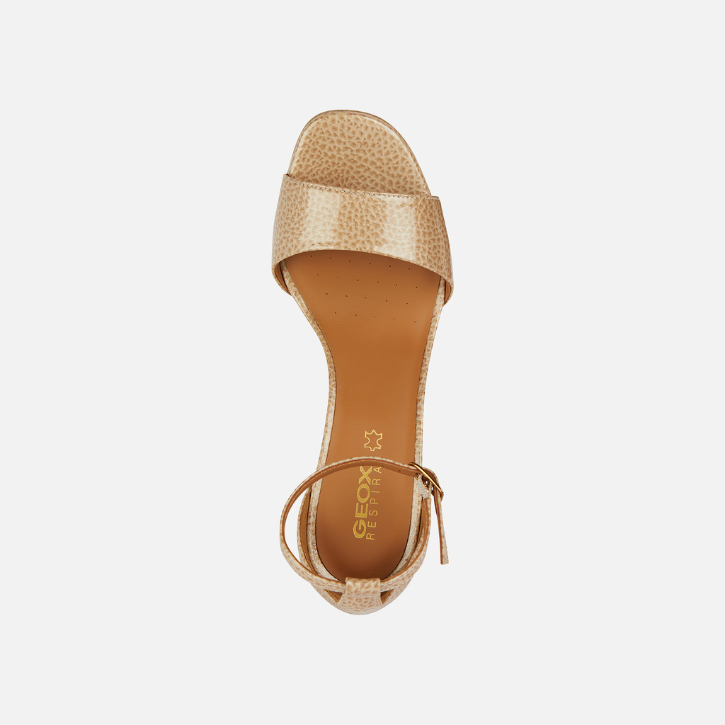 high-heeled sandals NEW ERAKLIA 80 WOMAN Peach - image number 5 | GEOX