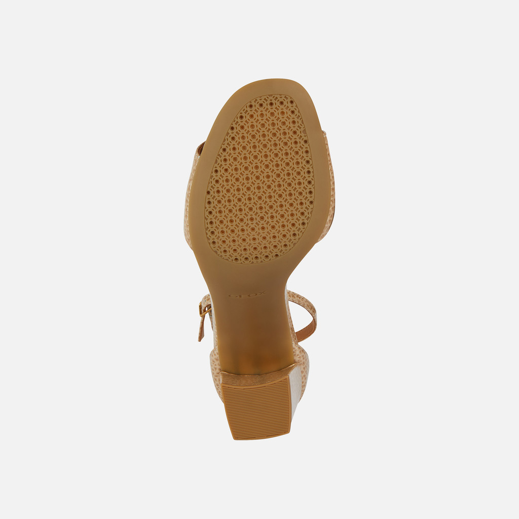 high-heeled sandals NEW ERAKLIA 80 WOMAN Peach - image number 6 | GEOX