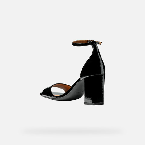 high-heeled sandals NEW ERAKLIA 80 WOMAN Black - image number 3 | GEOX
