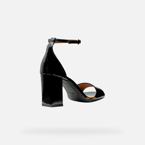 high-heeled sandals NEW ERAKLIA 80 WOMAN Black - image number 4 | GEOX