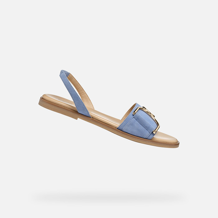 Flat sandals NAILEEN WOMAN Light Blue | GEOX