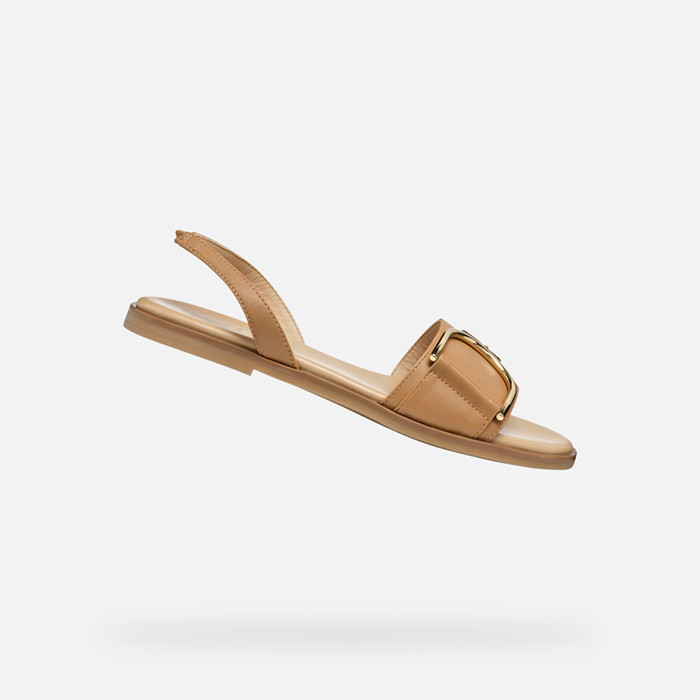 Flat sandals NAILEEN WOMAN Beige | GEOX