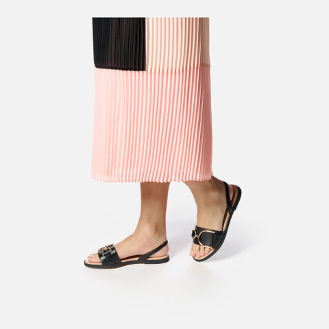 Flat sandals NAILEEN WOMAN Black - image number 2 | GEOX