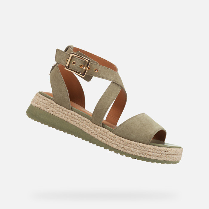 Platform sandals EOLIE WOMAN Pistachio | GEOX